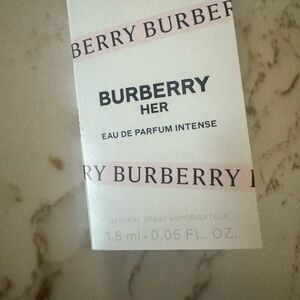 Burberry Fragrance Sample with Black Cap